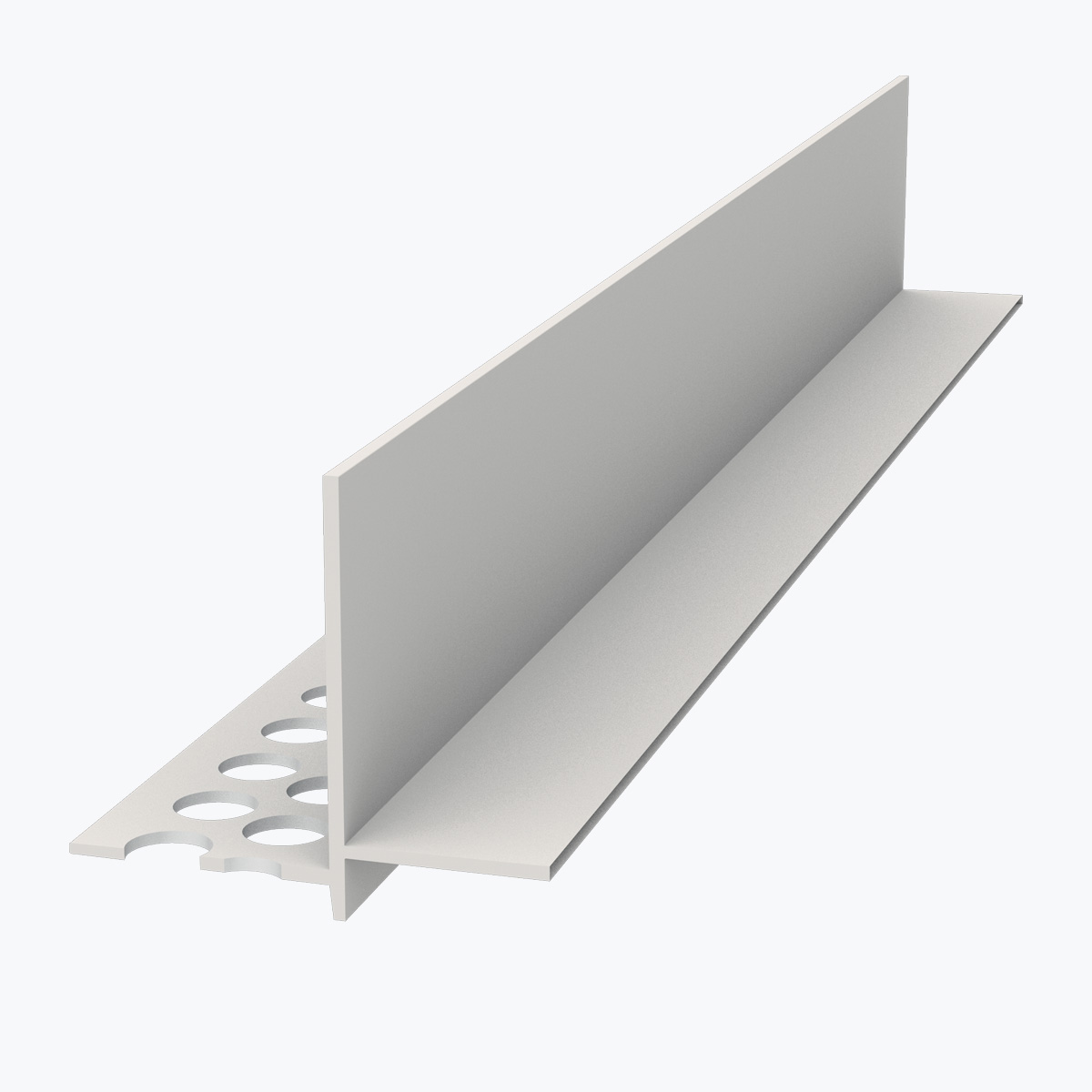 profile-transition-decaisse-enduire-faux-plafond-b101-tempolistel.jpg TEMPOLISTEL® B101 Perfil de transição rebaixado a revestir para junção de teto falso de placa de gesso e desmontável - Image 1