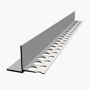 TEMPOLISTEL® B105 Perfil de transição para junção de teto falso em placa de gesso e desmontável com um lado para revestir